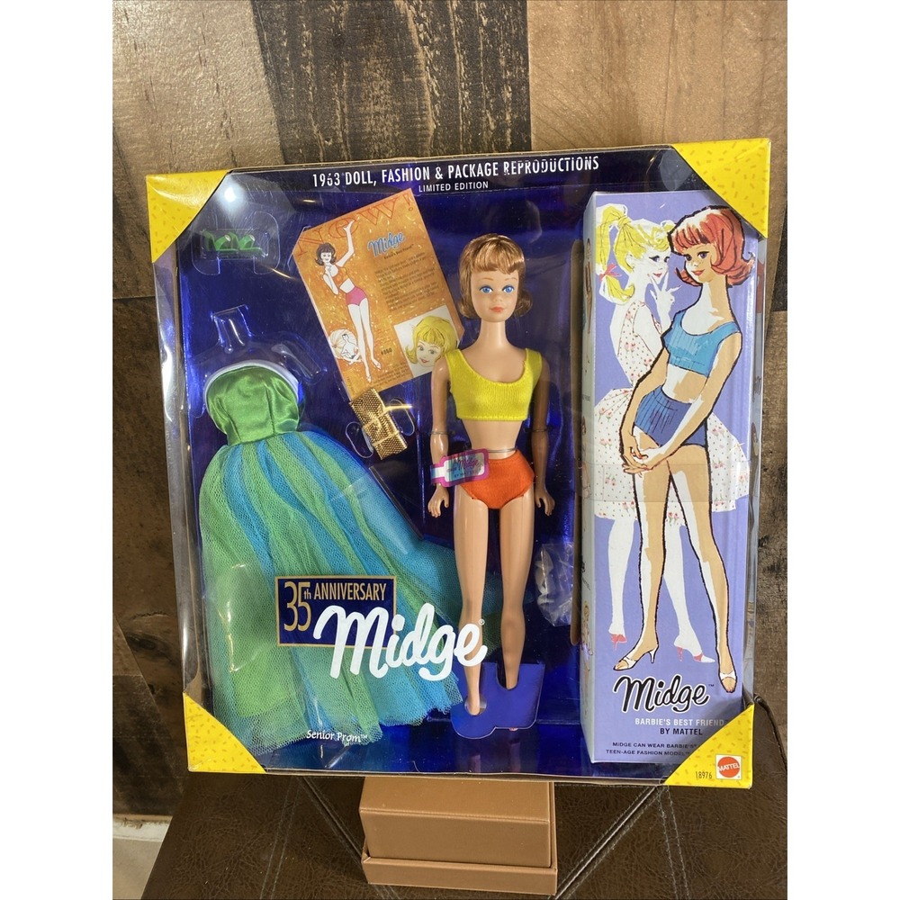 Vintage 35th Anniversary Midge 1963 Senior Prom 1997 Mattel Limited Reproduction